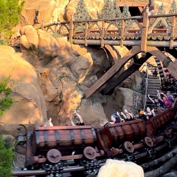 Seven Dwarfs Mine Train Ride Vehicle