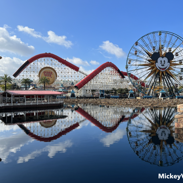 Pixar Pier view Disney California Adventure
