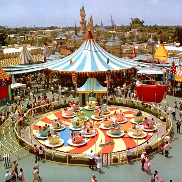 Mad Tea Party historical Disneyland