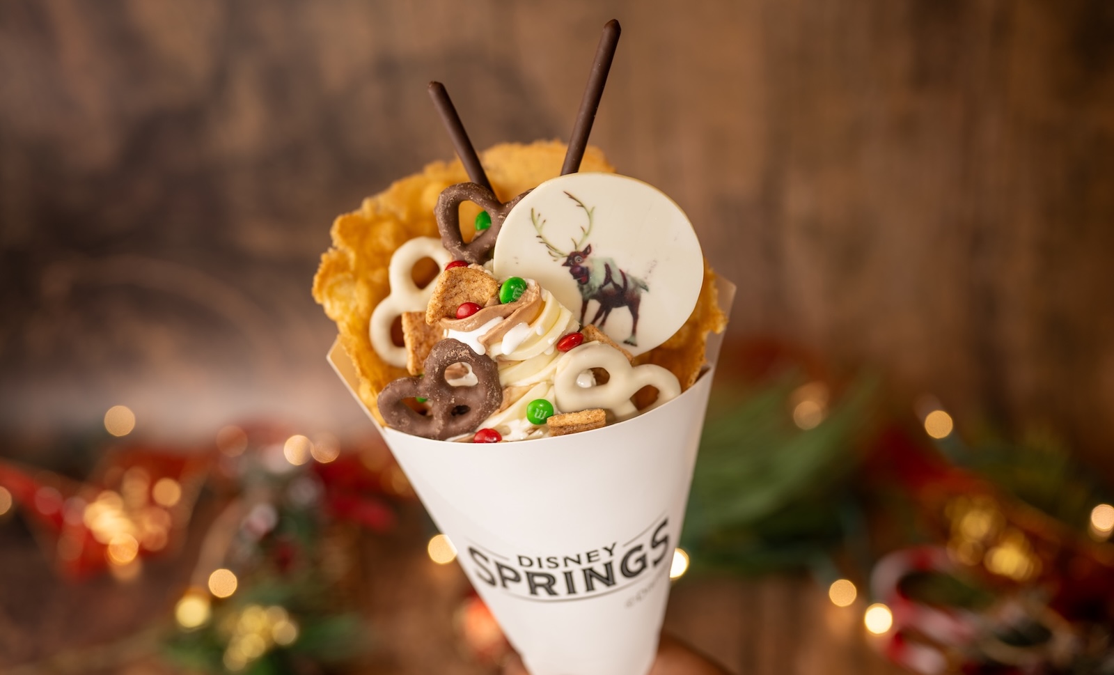 Sven Reindeer Food Waffle Sundae