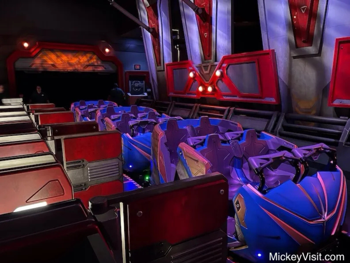 Guardians of the Galaxy: Cosmic Rewind ride vehicles