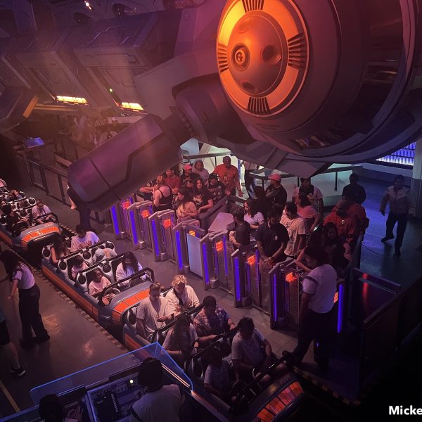 Space Mountain Disneyland loading area