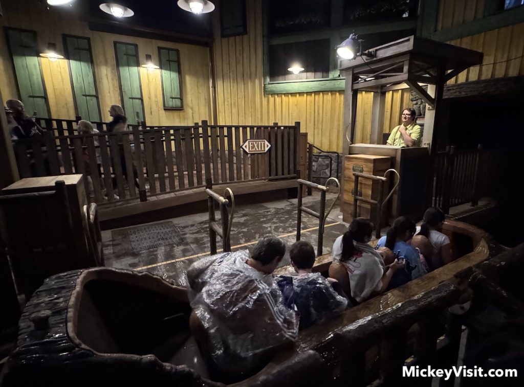 ride vehicles at tianas bayou adventure at disneyland