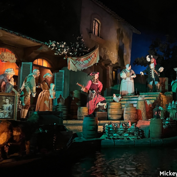 Pirates of the Caribbean auction scene