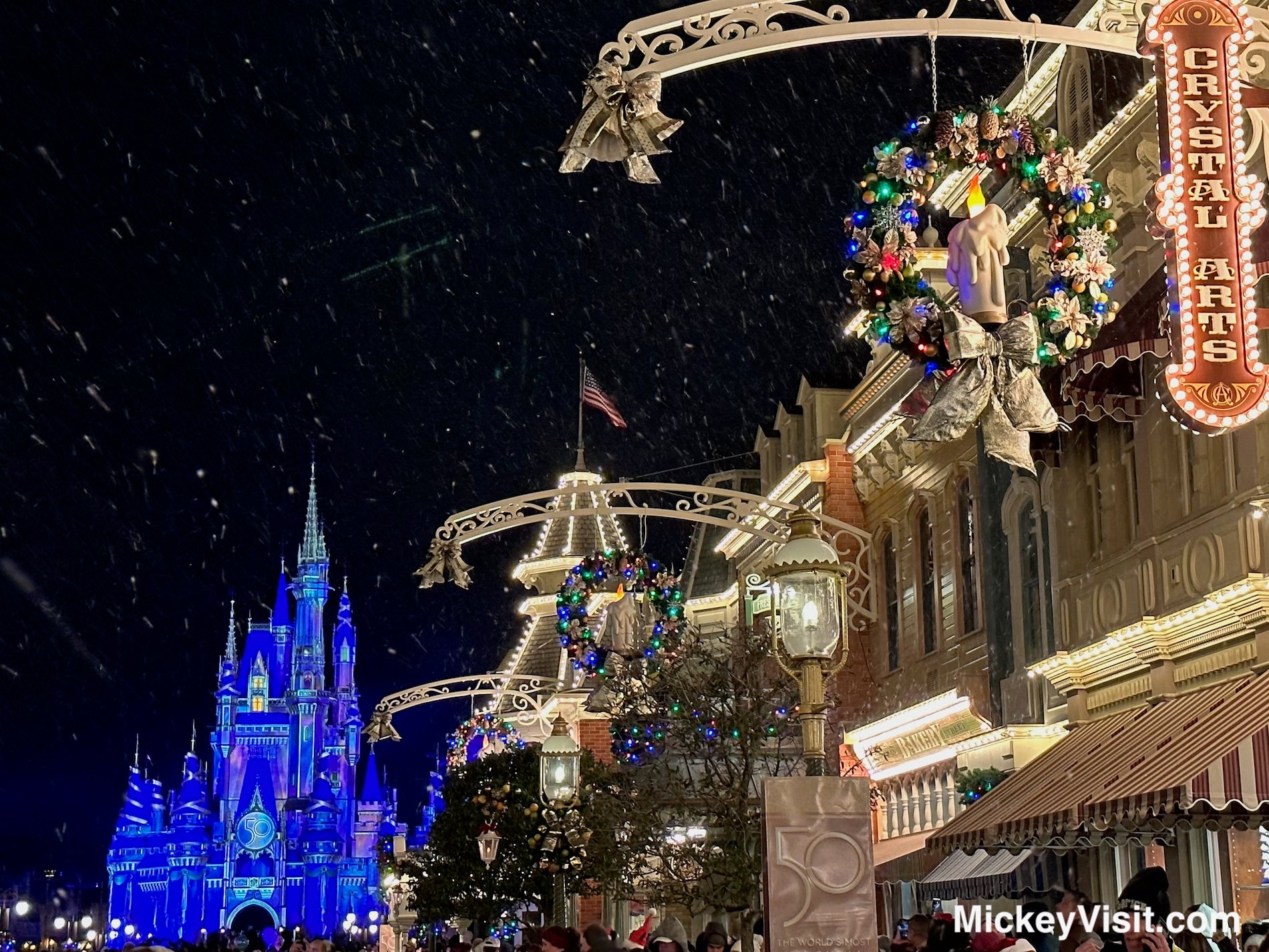 Disney World Christmas Day