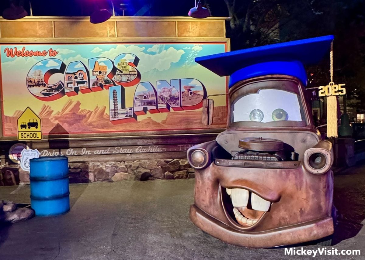 Grad Nites Disneyland Cars Land photo op