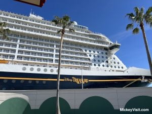 Disney Treasure cruise ship exterior