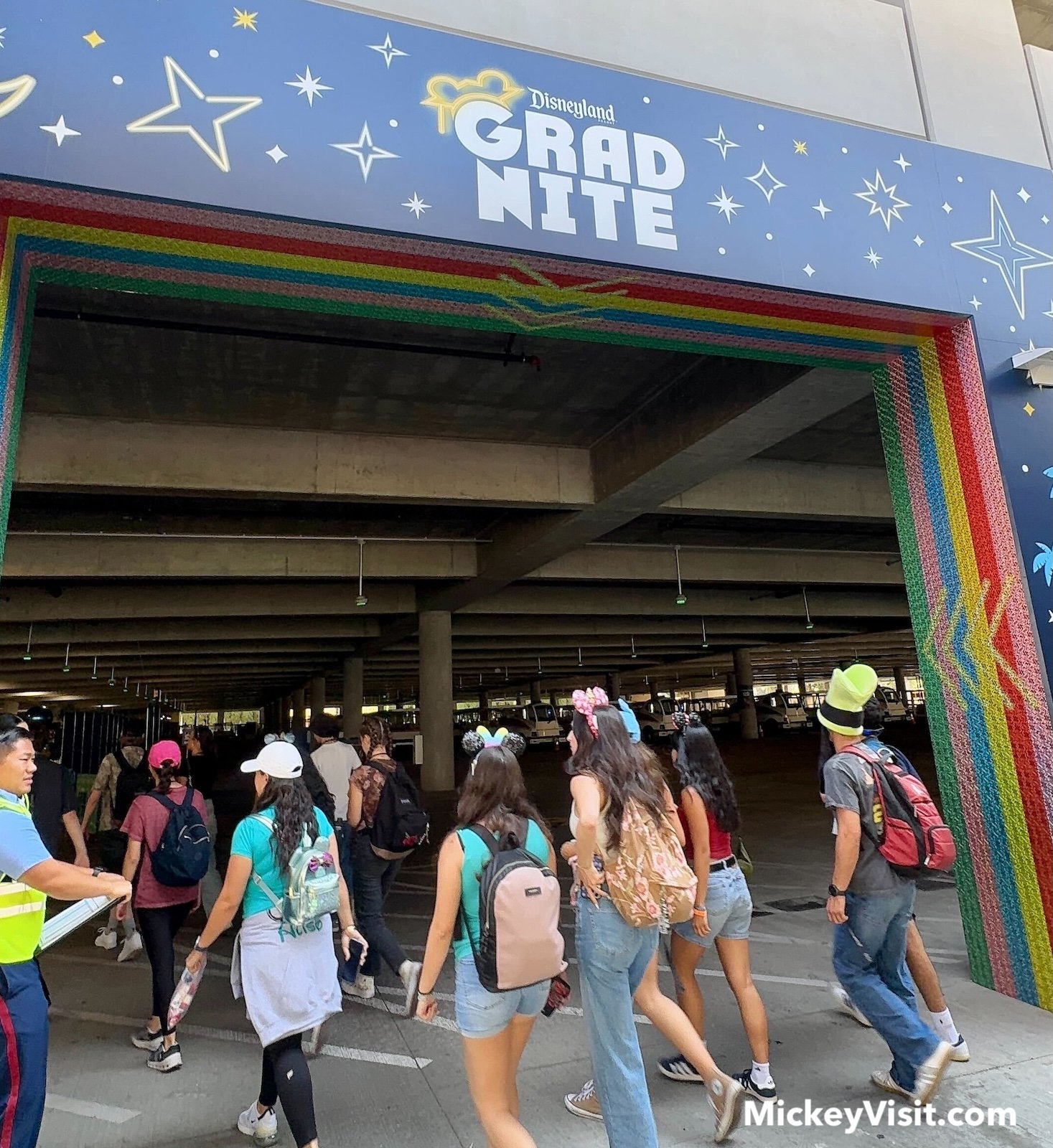 Disneyland Grad Nite entrance