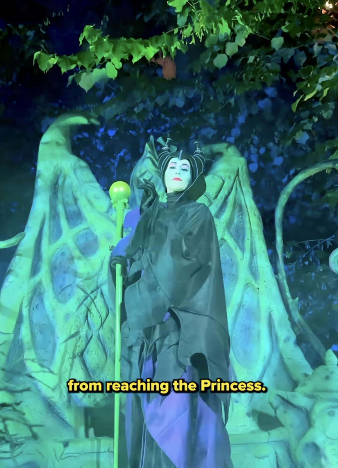 Maleficent at Oogie Boogie Bash