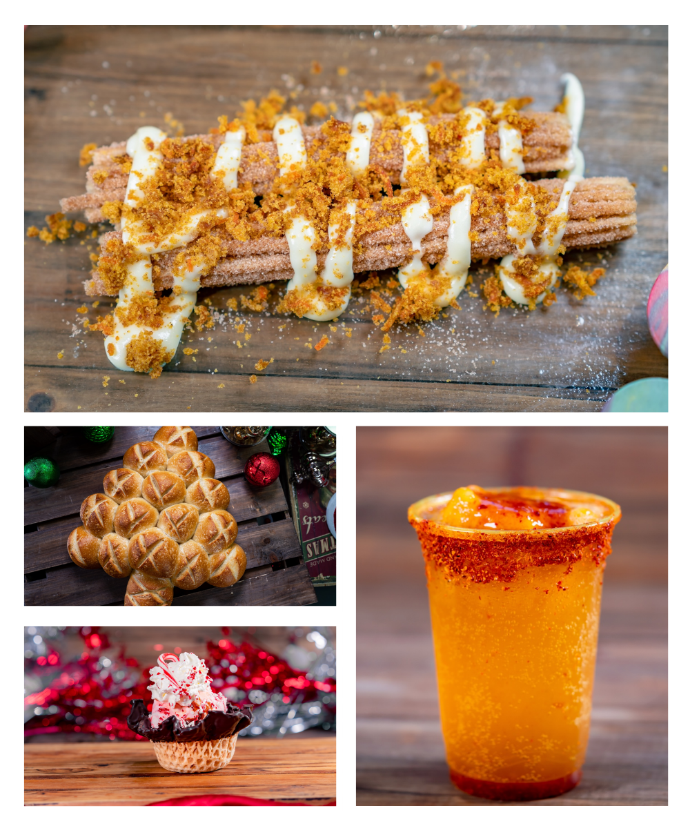 various Disney California Adventure Christmas treats