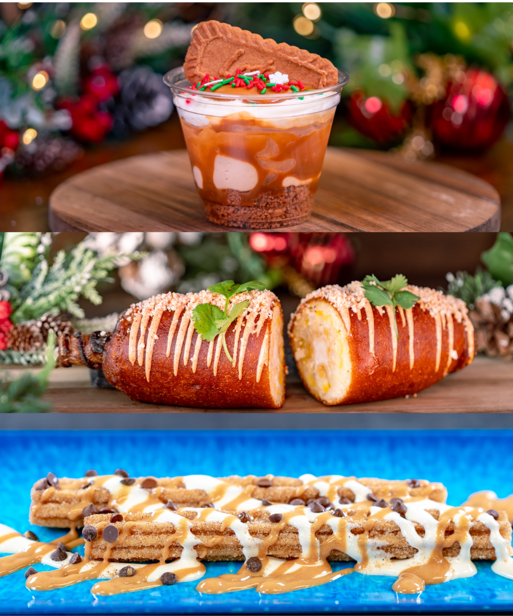 Disney California Adventure various Christmas food offerings