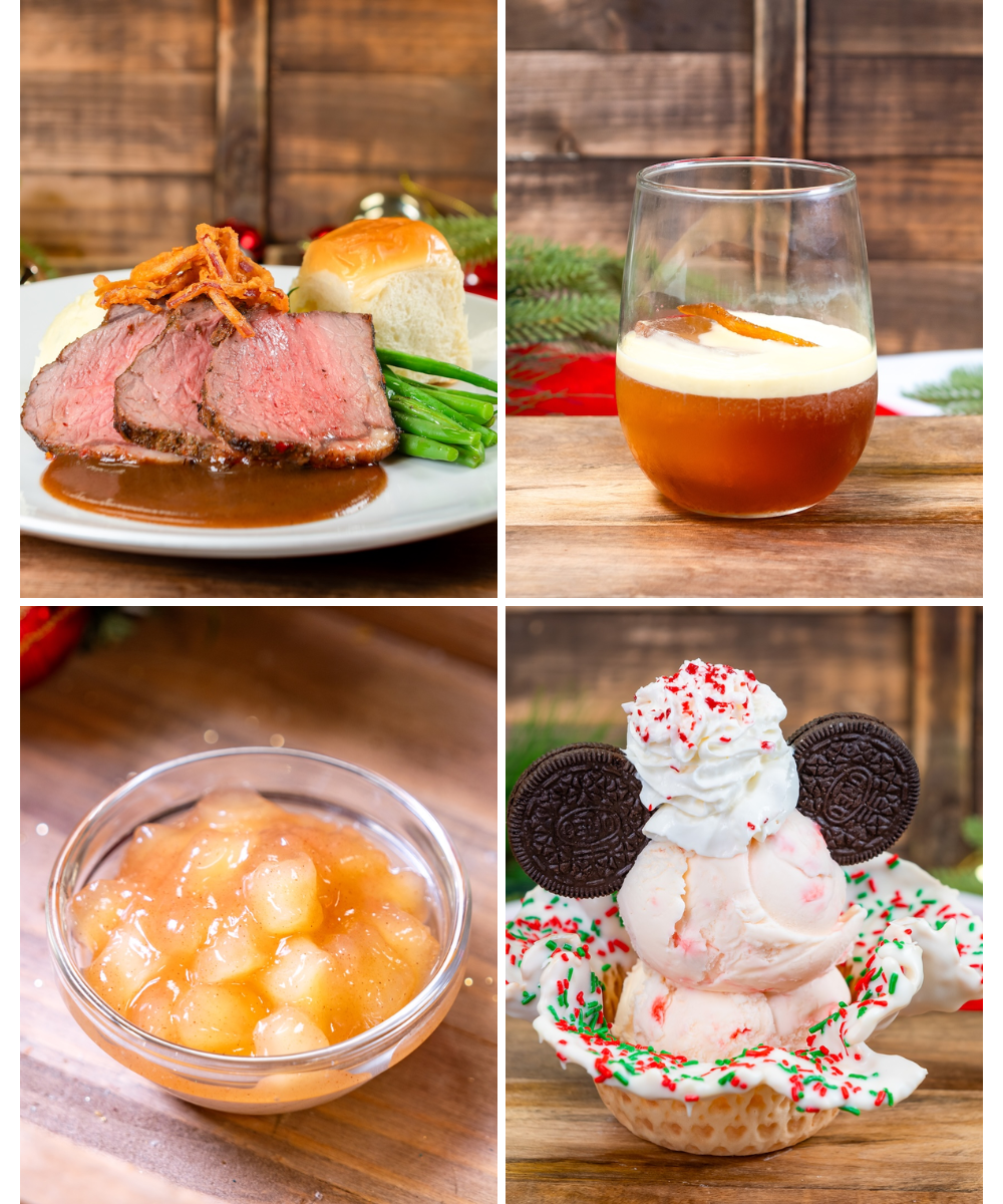 Carnation Café Christmas foods and churro dip