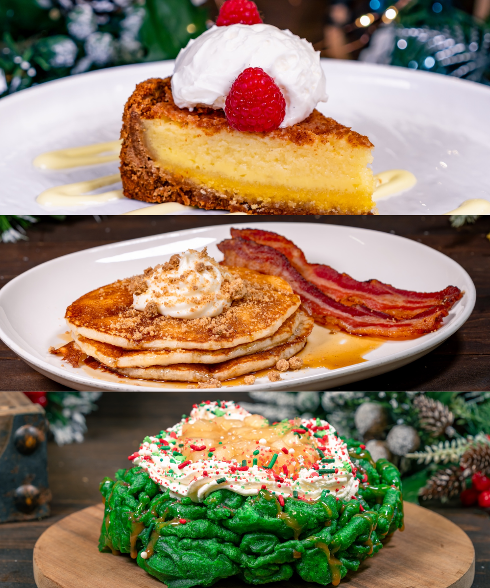River Belle Terrace and Stage Door Café Disneyland Christmas foods