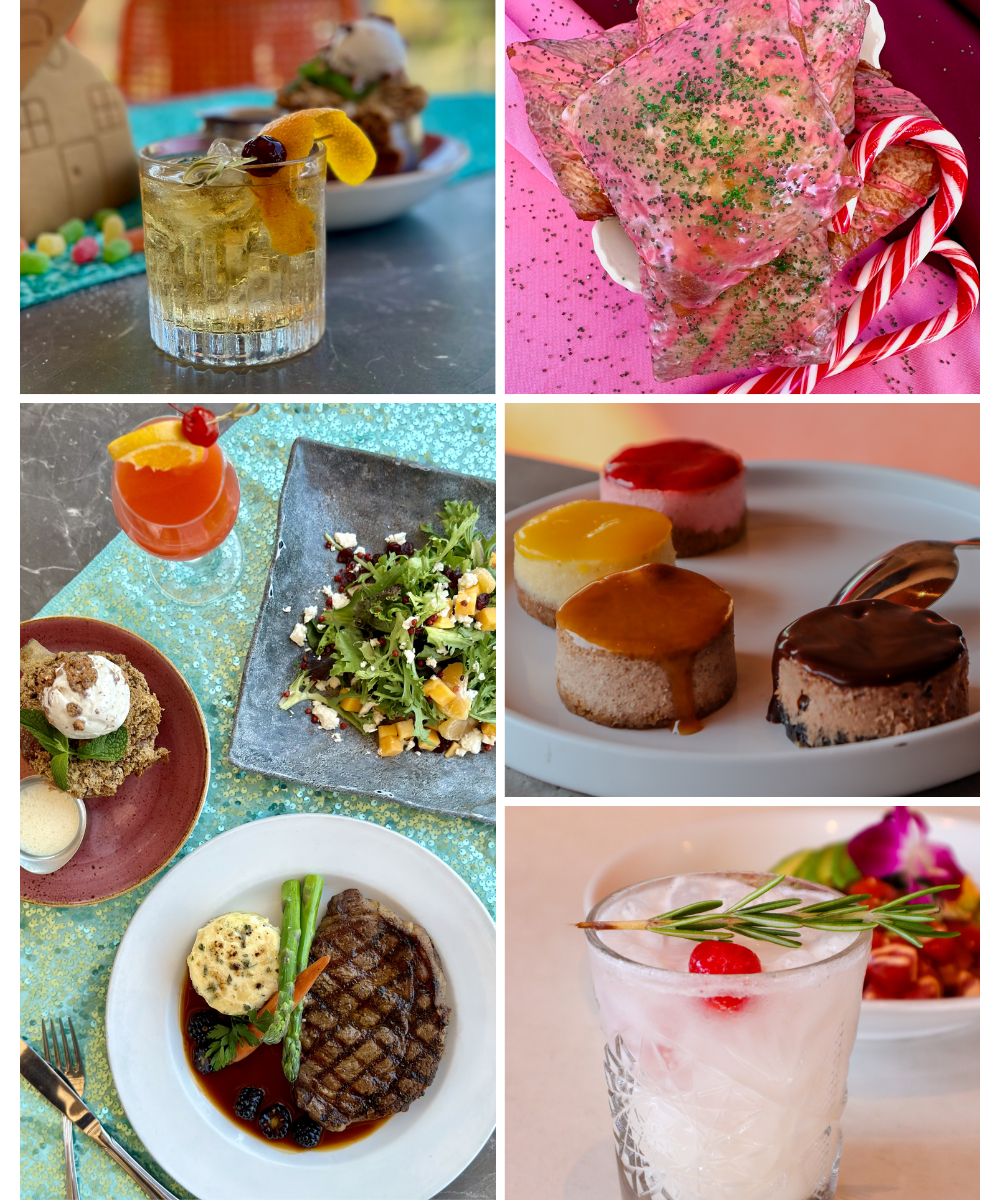 Downtown Disney various holiday foods