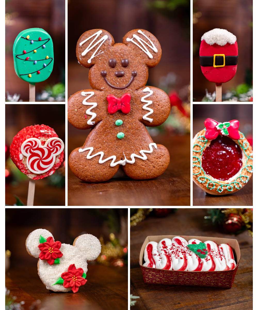 Grand Californian Great Hall Cart Christmas foods