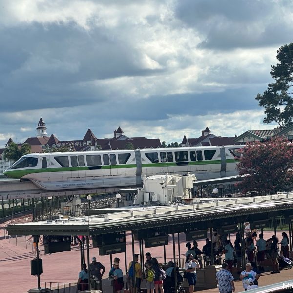 monorail and grand floridian resort