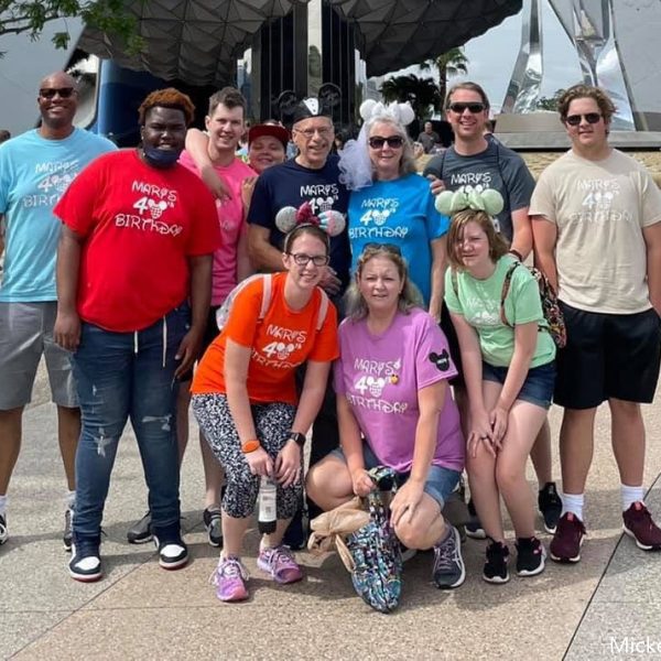 family at disney world