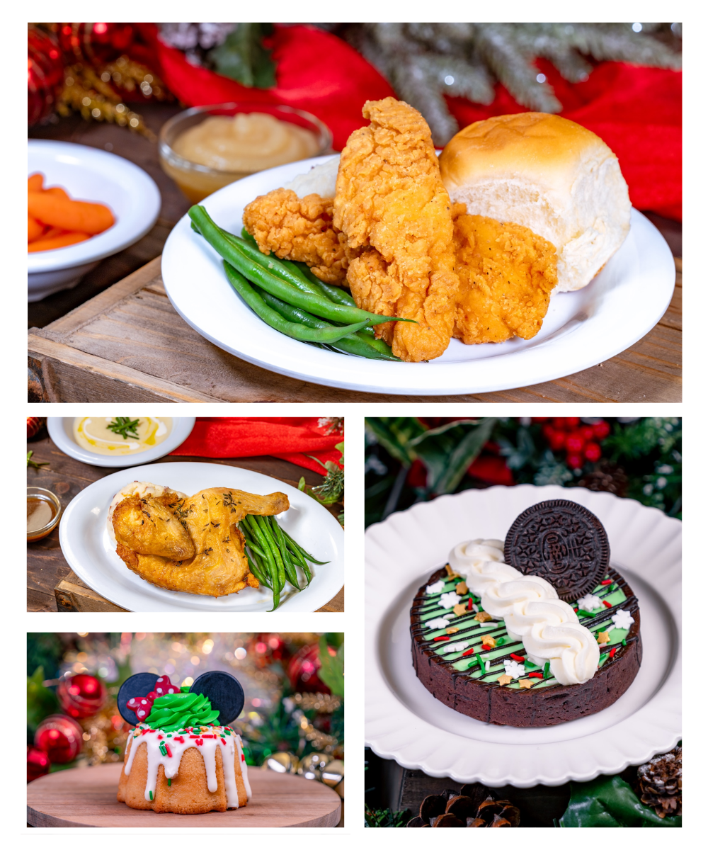 Disneyland Christmas foods at Plaza Inn