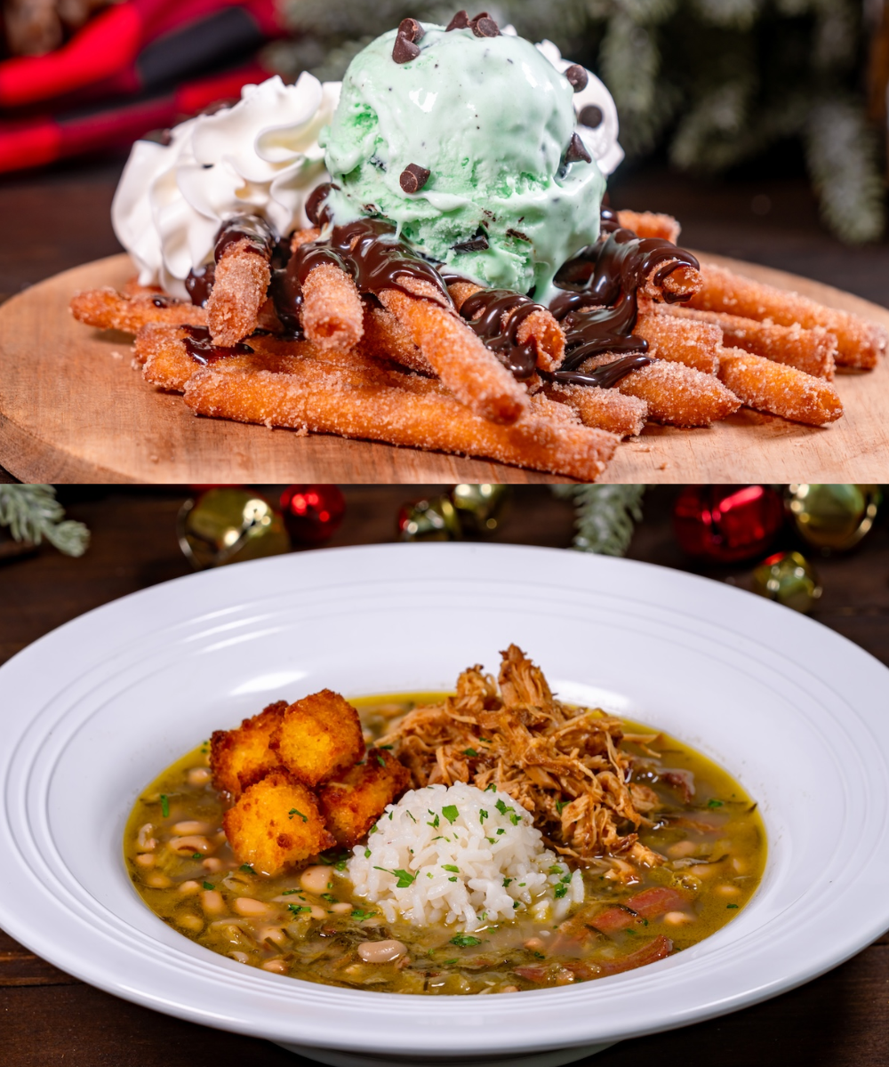 Tiana’s Palace and Hungry Bear Barbecue Jamboree Christmas foods