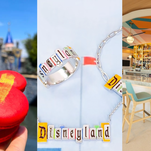 disneyland macaron, necklaces, new restaurant