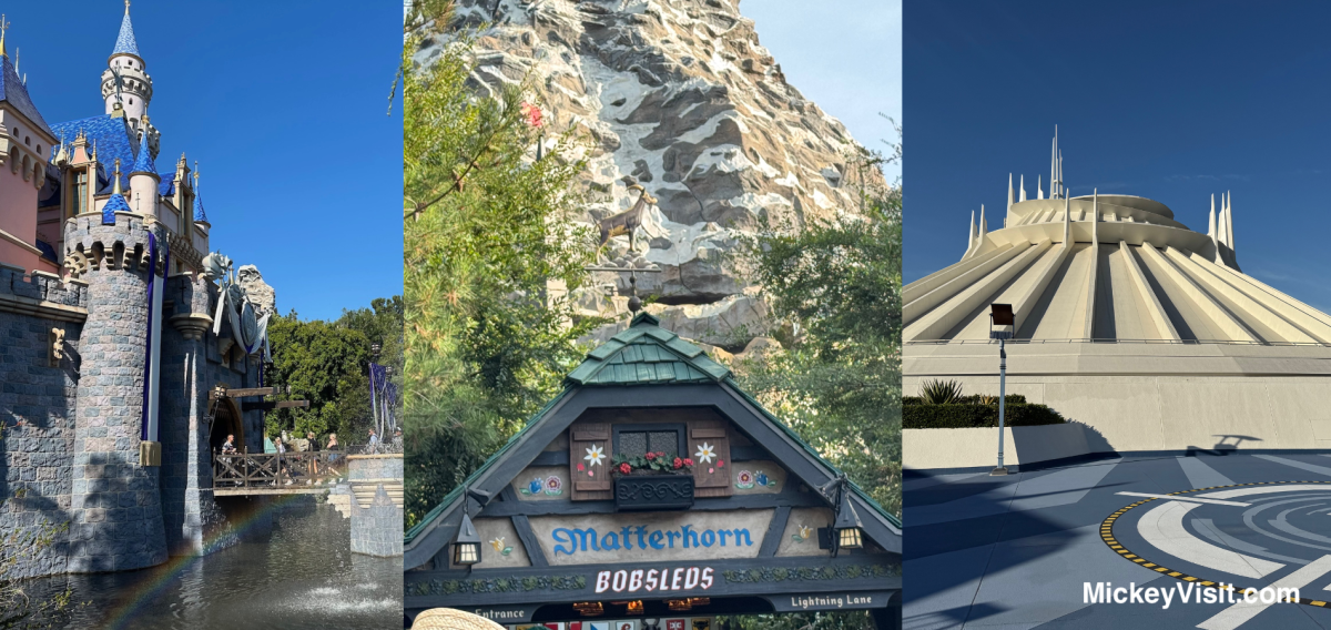 Disneyland matterhorn space mountain