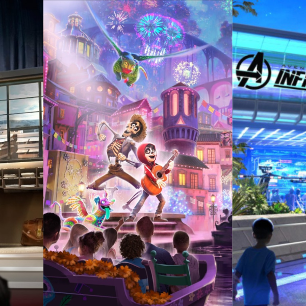 concept art for new Disneyland rides