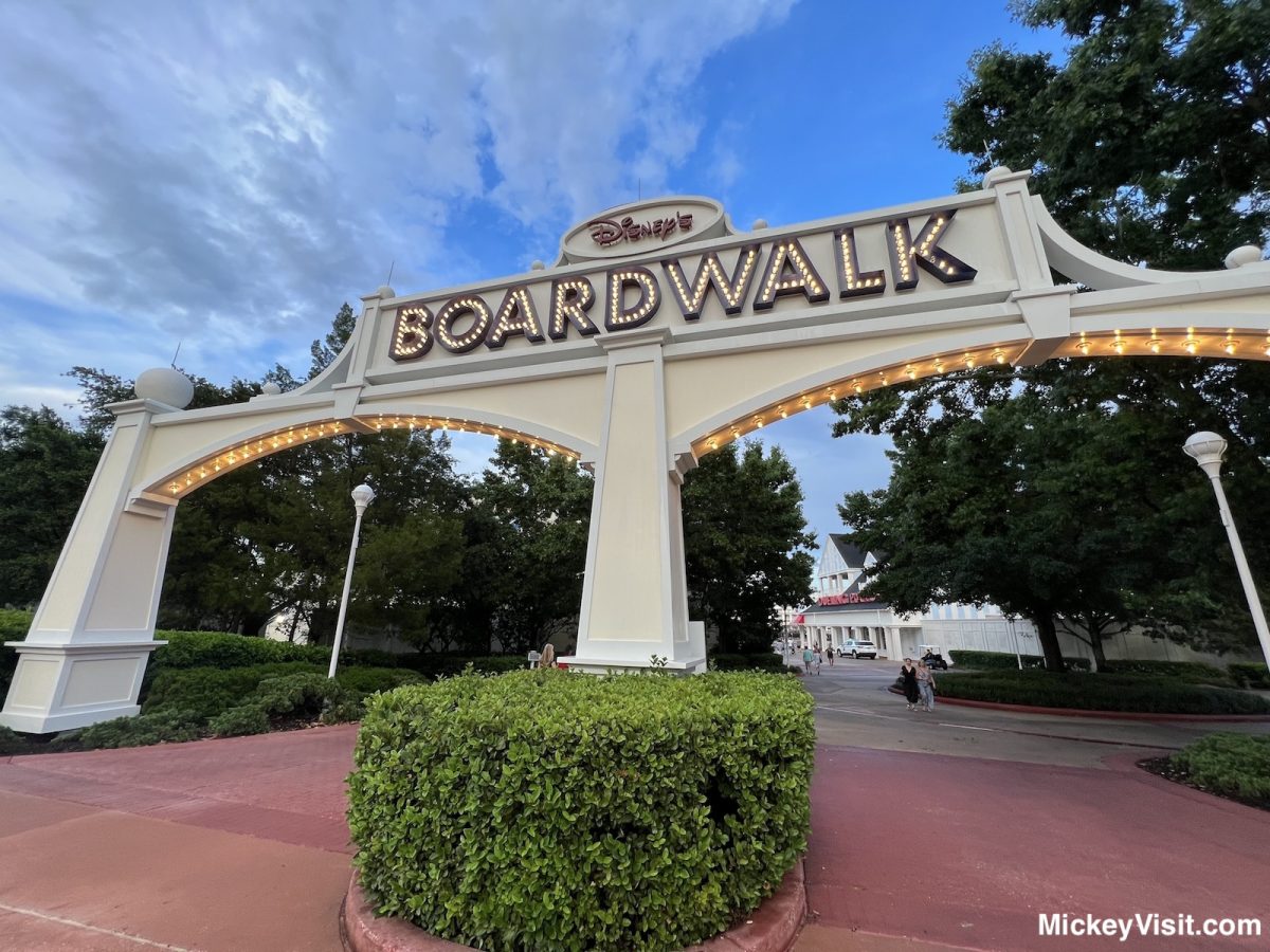 BoardWalk Disney World sign