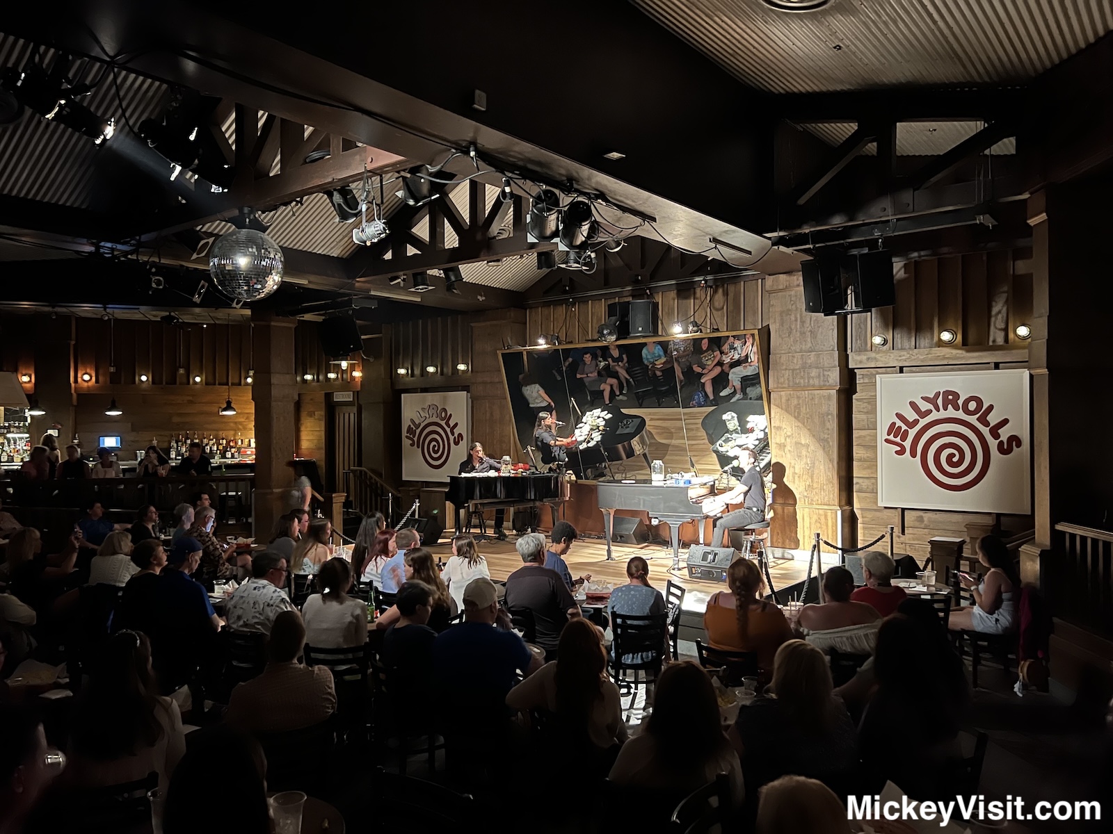 Jellyrolls dueling pianos Disney's BoardWalk