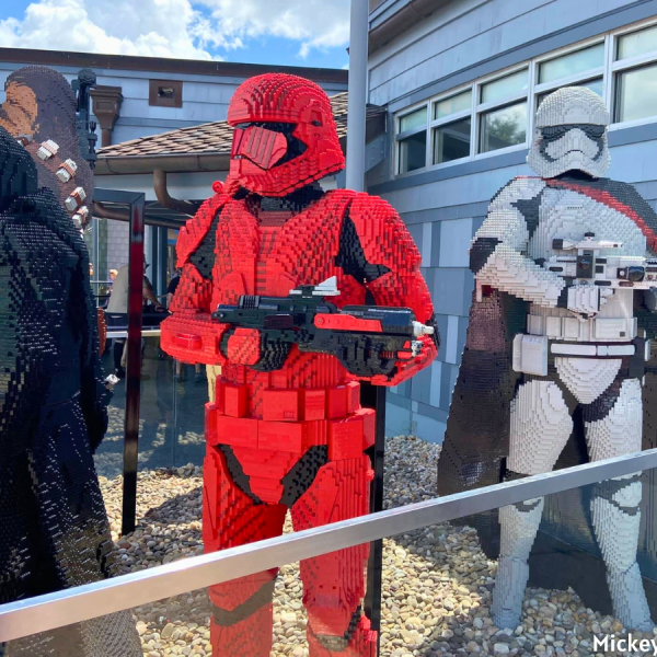 Star Wars LEGO structures Disney Springs