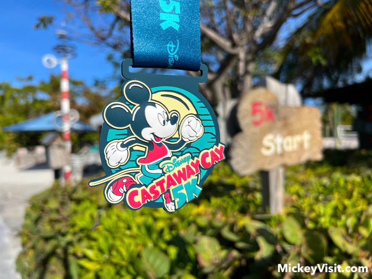 Disney Cruise Castaway Cay 5K Route - Castaway Cay Medla