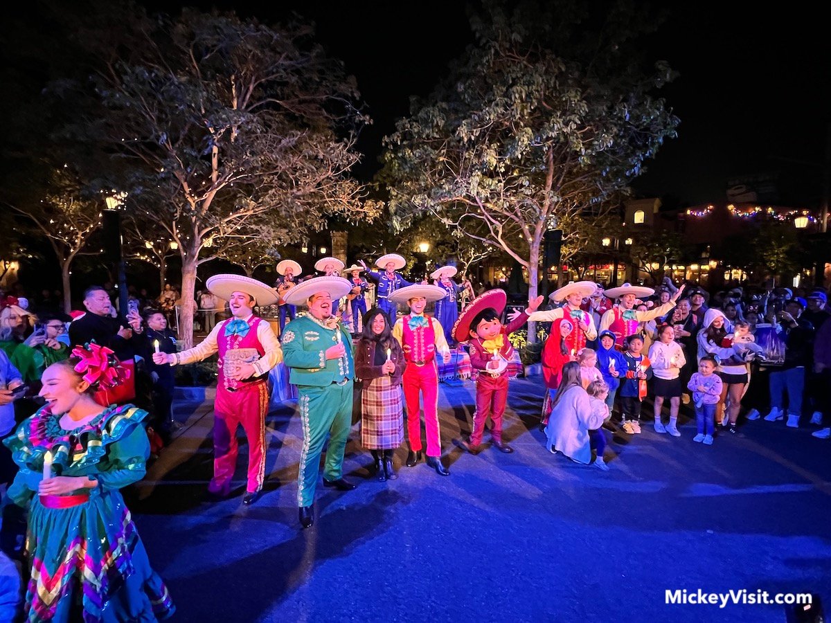 coco show during festival of holidays disney california adventure