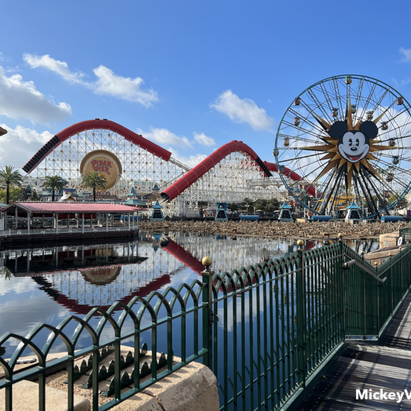 Pixar Pier view Disney California Adventure