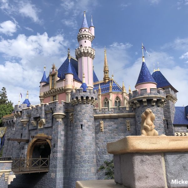 Disneyland Sleeping Beauty Castle side view