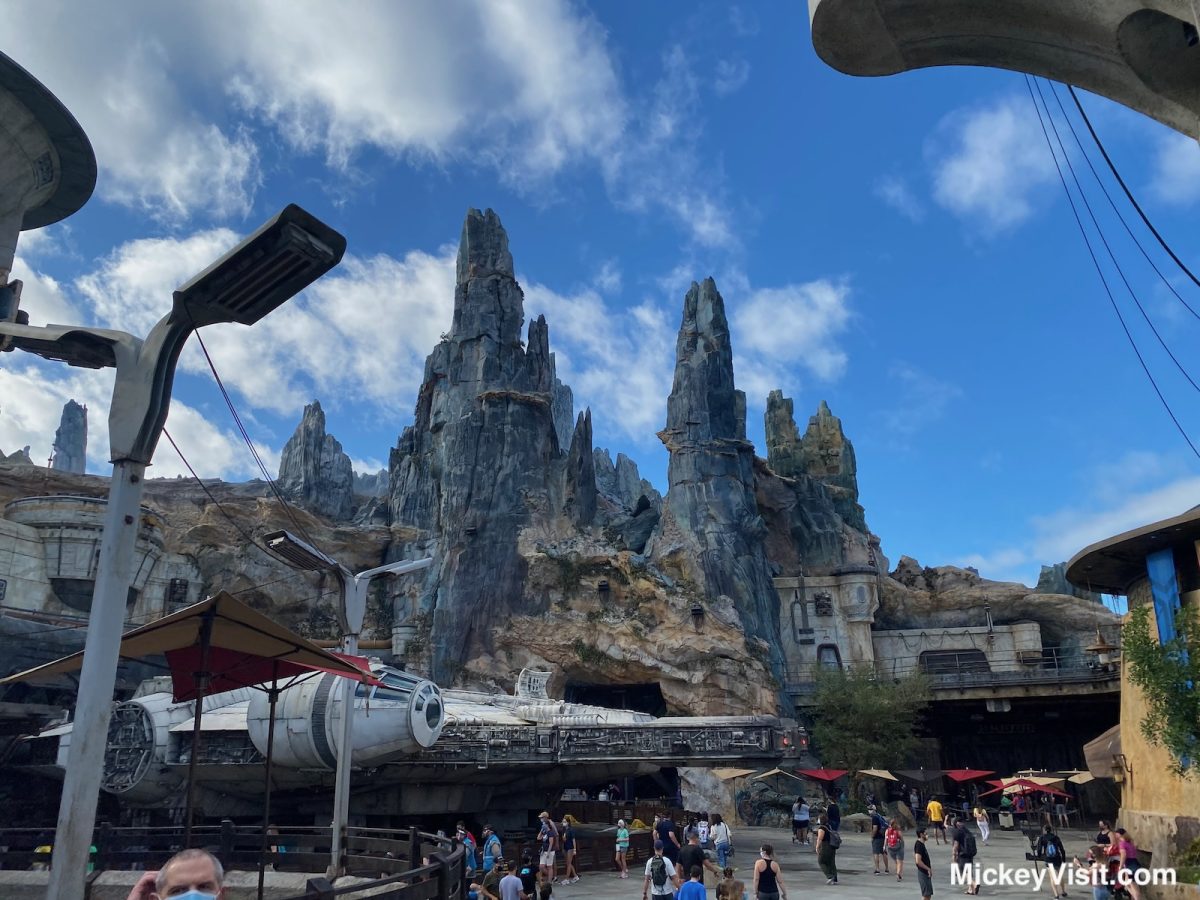 Millennium Falcon in Galaxy's Edge at Hollywood Studios