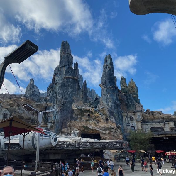 Millennium Falcon in Galaxy's Edge at Hollywood Studios