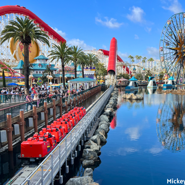 disney california adventure pixar pier roller coaster