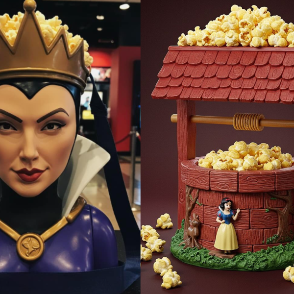 ai generated snow white disney popcorn bucket