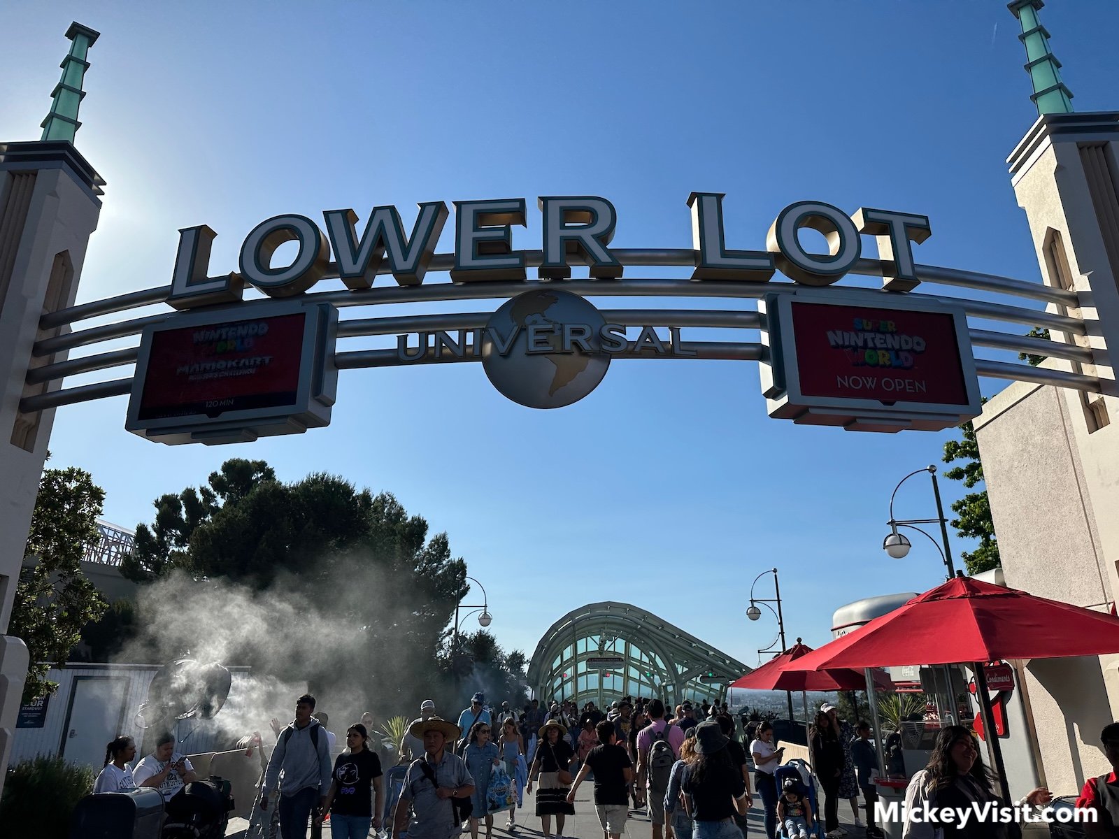 Lower Lot sign at Universal Studios Hollywood