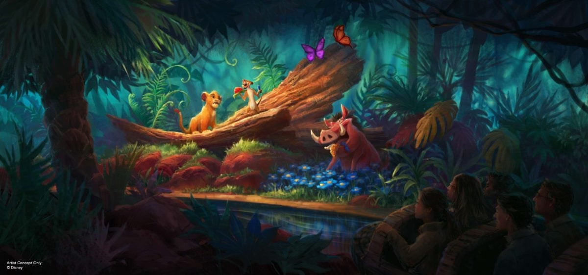 New First Ever Disney Lion King Ride Concept Art & Details Revealed ...