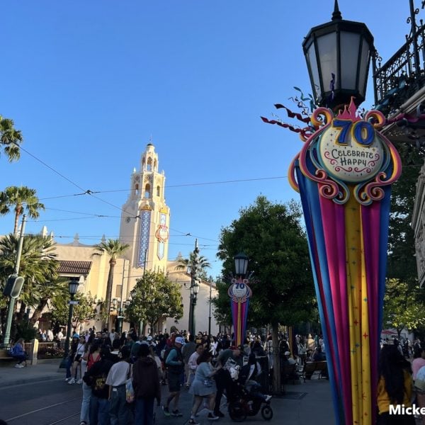Buena Vista Street 70th anniversary decor