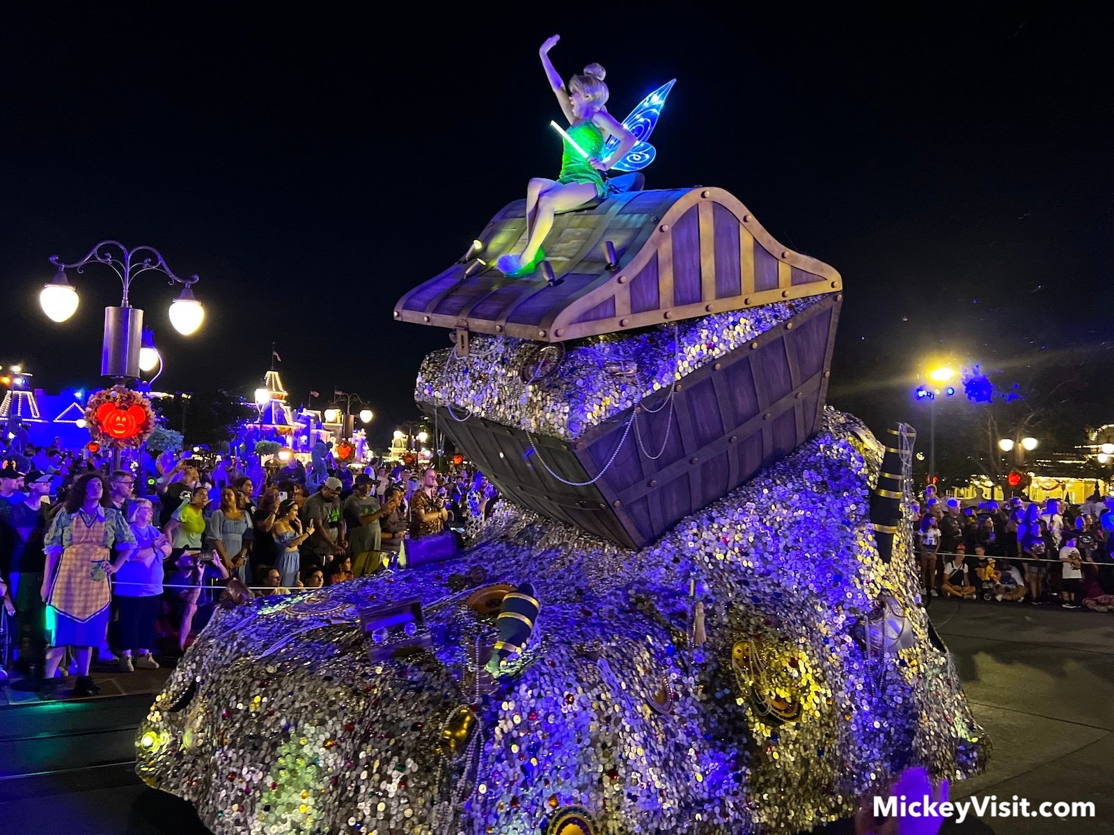 Mickey's Not So Scary Halloween Party Tinker Bell Boo to You Parade