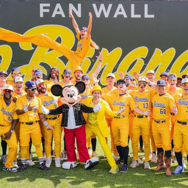 On May 2, 2025, Mickey Mouse visited the Savannah Bananas in Georgia to help announce they are coming to Disneyland park. On May 28, 2025, Disneyland Resort will offer a one-day only experience themed to the Greatest Show in Sports, the Savannah Bananas.