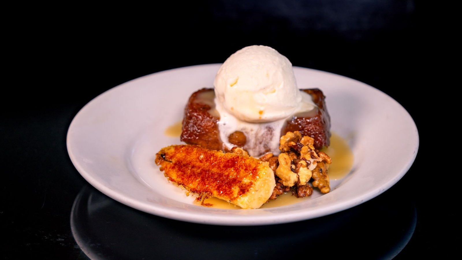 Brown Butter Banana Upside-down Cake