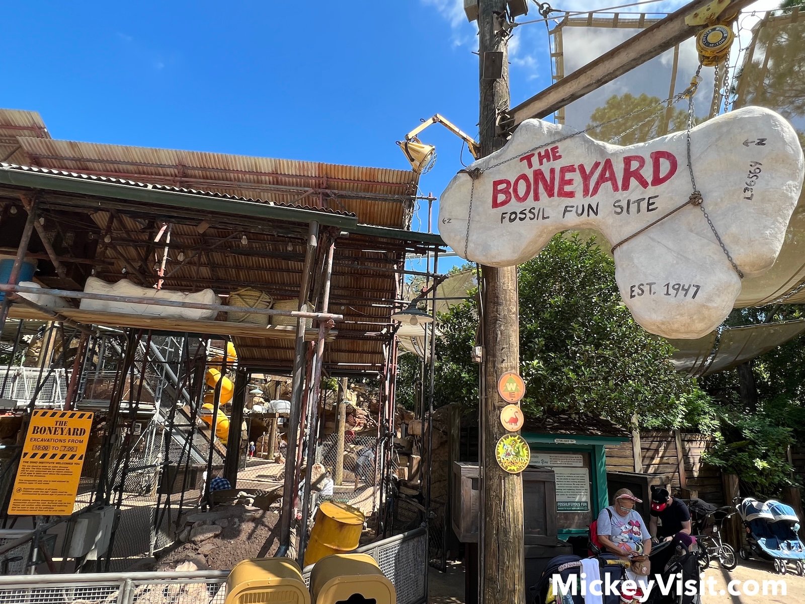 the Boneyard at Animal Kingdom