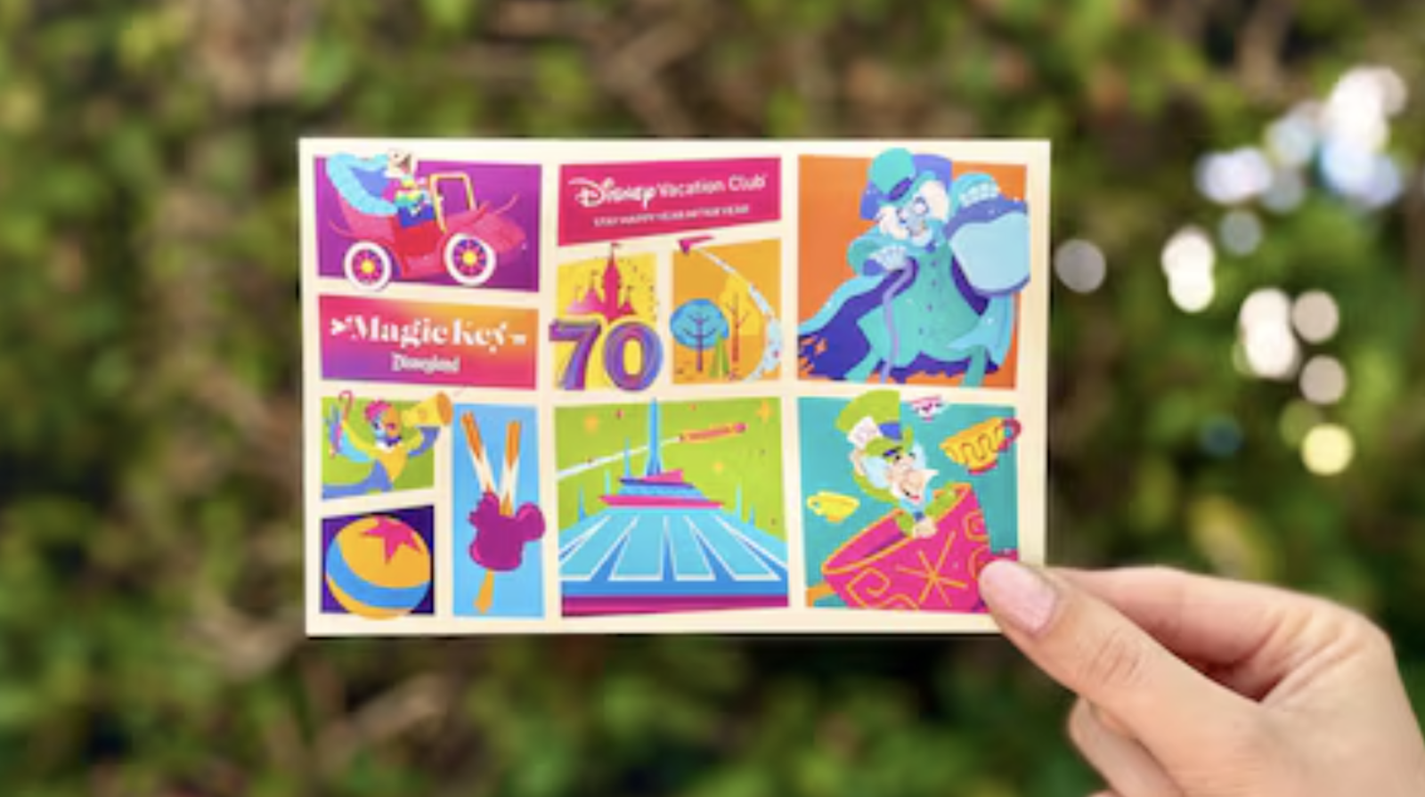 Magic Key 70th postcard