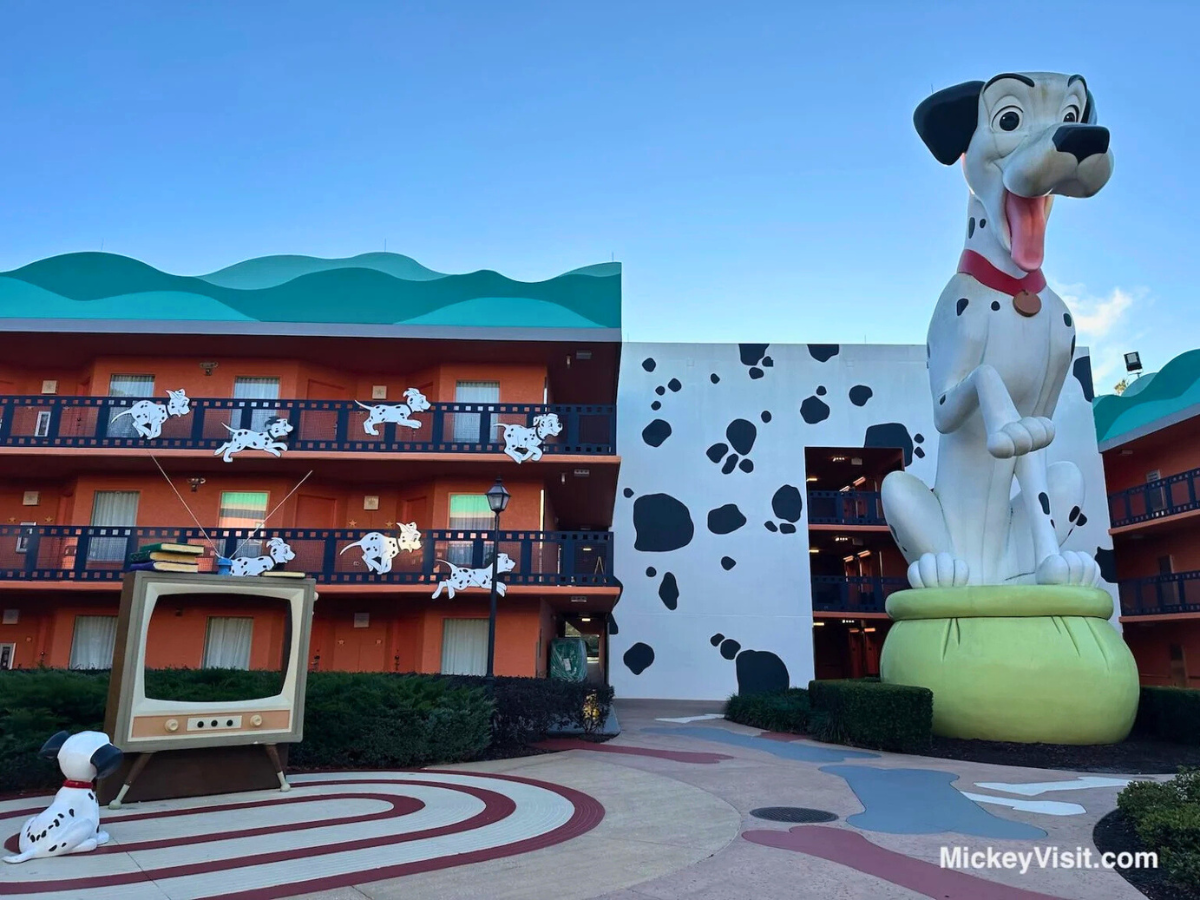 Disney's All-Star Movies Resort 101 Dalmatians area