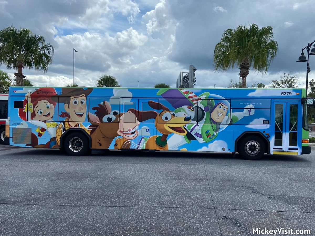Walt Disney World Toy Story bus