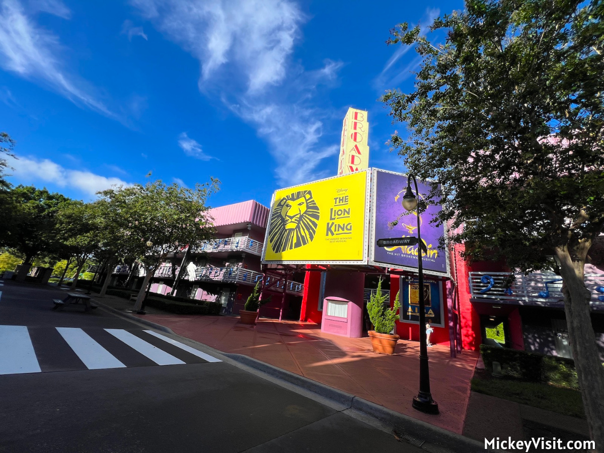 Disney's All-Star Music Resort Broadway area