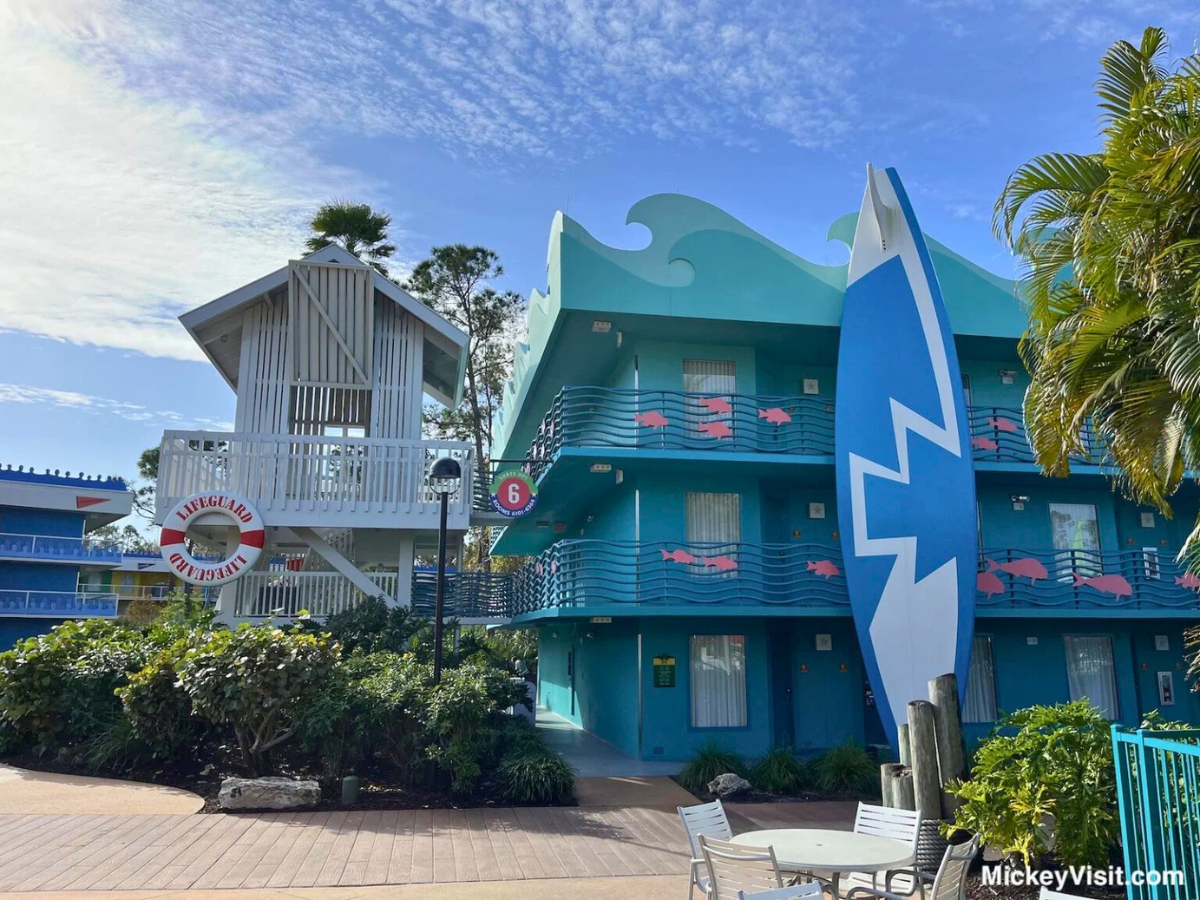 Disney's All-Star Sports Resort Surfing area