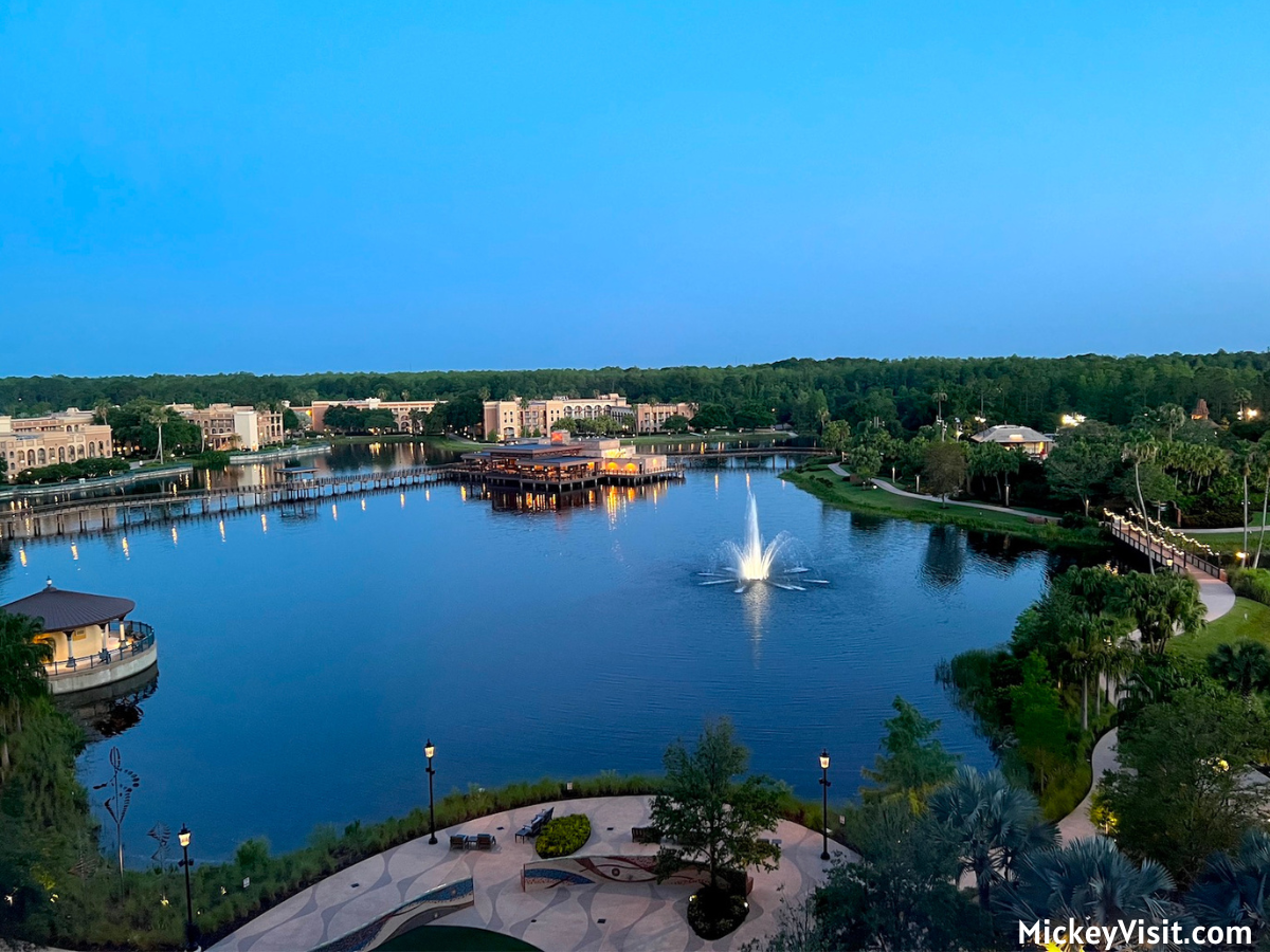 Disney's Coronado Springs Resort lake view